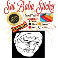 *Premium* Sai Baba Sticker/Om Sai Ram Sticker/Oracle/Car,Lorry,Motor,Window /waterproof sticker High