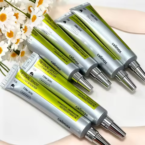 New Celimax Korean Retinol Moisturizing Essence Exfoliating Retinal Eye Cream Face Serum Shrinks Por