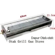 Stainless Steel Pembakar Otak-Otak /BBQ Gas Stove | Grill Gas Stove | Dapur Otak-Otak | Dapur Satay