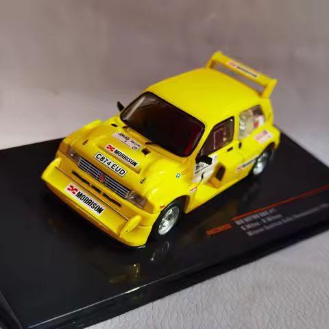 Die-cast 1:43 Scale Metro 6r4 1991 Alloy Racing Sport Car Model Gift Hobby Collection Garage Static 