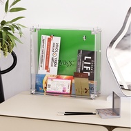 Desktop Bill Storage Box Small Card Postcard Handbook Multifunctional Collection Box Business Card B