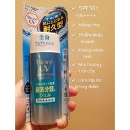 Japanese Biore sunscreen is 1.7 times more capacity