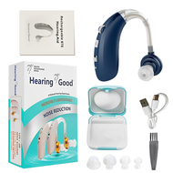 【รับประกัน 5 ป】เครื่องช่วยฟัง (สวมใส่อย่างแน่นหนา สวมใส่ไม่เจ็บปวด 90°มุมสูง ไม่หลุดง่าย)เครื่องช่วยฟังหูตึง มีการรับประกัน หูฟังคนหูหนวก hearing aids เครื่องช่วยฟังผู้สูงอายุ หูทิพย์คนแก่ เครื่องช่วยหูฟัง