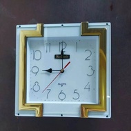 Jam Dinding Merk STANDARD Bulat Putih Polos Jam Dinding Dekorasi Rumah