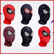 Spiderman Mask Peter Parker Miles Morales Raimi Superhero Cosplay Costume Masks Lens Prop Face Mask Halloween For Adult kids
