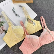 Nursing Bra Wired Maternity Bra Menyusu Besi Span Nipis