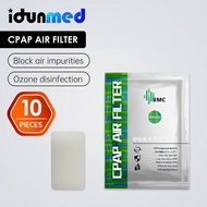 BMC CPAP Filter 10pcs Air Cotton สีขาว
