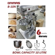 Orimas B10-N x 2-Bowl Commercial Dough Mixing Machine