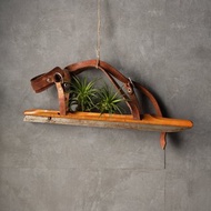 荷蘭傳統木製冰刀溜冰鞋組/植栽花器(ISA-11)