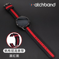 Watchband Special Offer Canvas Nylon Strap for Garmin Forerunner255/245/M Fenix7x 645 Vivoactive3 Ve