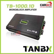 TANBX TB-1000.1D Monoblock Amplifier Power Amp Kereta Mono Channel Amplifier 1000W for Subwoofer Woo