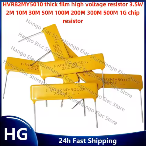 Original and brand new HVR82MY5010 thick film high voltage resistor 3.5W 2M 10M 30M 50M 100M 200M 30