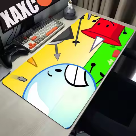 Bfdi Poster Battle For Dream Island Mouse Pad Cartoon Lockedge Large Gaming Pad Computer Gamer Keybo