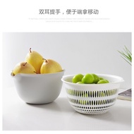 Kitchen Japanese Muji double layer drain basket Box