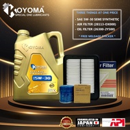 HYUNDAI i10 (1.1) AIR FILTER + OIL FILTER + KOYOMA 5W30 SEMI SYNTHETIC ENGINE OIL