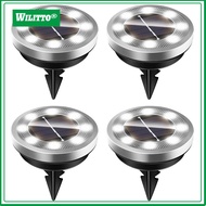 Weatherproof Solar Landscape Lights Solar Ground Lights Solar Powered Garden Pathway Lights Waterpro