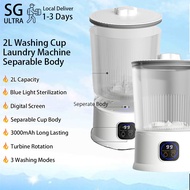 2L Wireless Portable Charging Mini Washing Machine for Underwear and Underwear Special Small Washing
