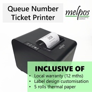 [Melpos] LOCAL WARRANTY Queue Ticket Printer / Queue Management / Queue Number System Thermal Prter