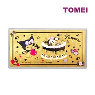 TOMEI X SANRIO Kuromi Gold Wafer 1G Yellow Gold 9999