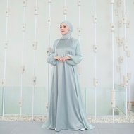 Abaya shimmer Silk Outer Simple Elegant