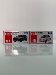 Tomica No. 81 Toyota RAV4 & Tomica No. 16 Fiat 500e (SET)