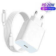 20W USB-C Fast Charger Adapter, With 3.3FT/100cm USB-C To Apple Lightning Cable, Compatible With IPh