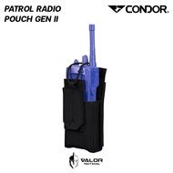 Condor - Patrol Radio Pouch Gen II [Black] กระเป๋าใส่วิทยุ ติดกับเสื้อกั๊กหรือเข็มขัด