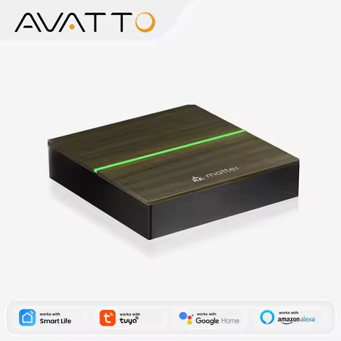 AVATTO Matter Smart Wired Gateway Hub ZigBee Smart Home Bridge Remote Controller Support Tuya,HomeKi