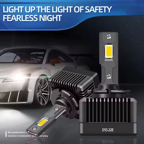 Ultra-Bright D2S D4S LED Light Bliubs 30000LM Canbus Ready D3S D1S D5S Upgrade CSP Chip Automotive H