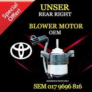 TOYOTA UNSER OEM REAR RIGHT BLOWER MOTOR (CAR AIRCOND SYSTEM) (BELAKANG KANAN)