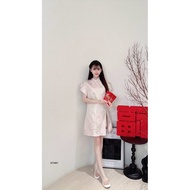 古风立领金丝旗袍套装 Vintage Stand Collar Gold Thread Qipao Cheongsam Set A71461