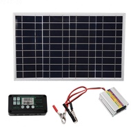 220W Solar Kit MPPT Controller Waterproof Design Framed 30W Solar Panel