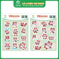 Gift not for sale - Lucky Tanuki Sticker used for decoration