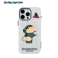 (MagSafe) Crayon Shin-chan เคส iPhone ลายชินจัง ของแท้ 100% สำหรับ iPhone16 เคส 16pro เคส 16promax M