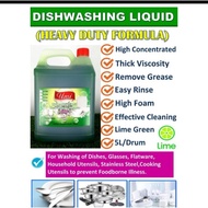 Heavy Duty Dishwashing liquid/high concentrated/5L/Lime