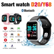 🔥NEW🔥D20 นาฬิกาสมาร์ทWaterproof Smart Watchสัมผัสได้เต็มจอ รองรับภาษาไทย วัดชีพจร ความดัน นับก้าว