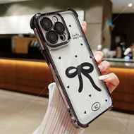 Case Redmi A5 4G A3 4G A1 Plus 9A 9C A2 Plus 8 8A 9 A1 A2 10A 8A Pro Case Four corner anti drop bow 