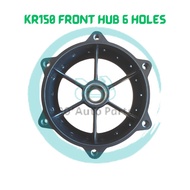 FRONT HUB SPOKE RIM 6 HOLES FRONT HUB BUYONG FRONT HUB BUYUNG MOTOR KAWASAKI KIPS KR150 KIPS KR 150