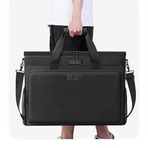 Computer Monitor Carrying Case for 25/32Inch Screen Shockproof Protective Cover with Keyboard Bags P