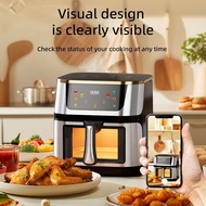 deep fryer air fryer Air fryer English All-Inclusive Stainless Steel 10L Large Capacity Smart Touch 