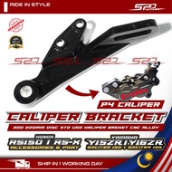 Rear Caliper Bracket IMPORT 4POT P4 RS150R RSX Y15 Y16 WINNER X EXCITER 150 155 220 220MM PNP Alloy 