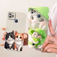 For Infinix Smart HD 2021 Case X612B X612 Camera Protection Phone Cover Cute Cartoon Soft Casing For