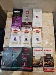 $110／4盒，$300／12盒，Moccona, kimbo,illy,Lavazza,carraro 咖啡膠囊，全新現貨，數量有限，售完即止，約十幾款味道可供選擇。