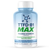 TTFD - B1 Max - Thiamine Vitamin B1 TTFD - 100mg - (Thiamine Tetrahydrofurfuryl Disulfide) Thiamine 