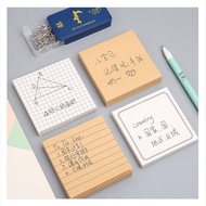 Square Note Notepad Paste Tearable Notes Sticky Notes Square N Times Sticky Note Paper-Wenti Store