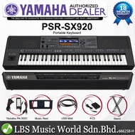 Yamaha PSR-SX920 61 Key Arranger Workstation Keyboard Basic Package (PSR SX920)