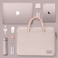 bag laptop bag Good-looking laptop handbag 14 inch female suitable for Apple HP MacBook Pro13 Lenovo small new 16air Huawei 156 simple ins anti-drop shockproof large capacity prote