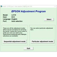 Epson L3110 Resetter Epson L1110 Resetter Epson L3150 Resetter