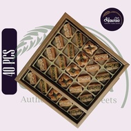 BAKLAVA TAMRIAH  GHRYBBEH MAAMOUL PETITFOUR (40Pcs )