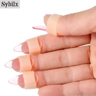 SYBILX ซิลิโคนทำจากซิลิโคน แหวนวงแหวน ปิ๊กนิ้ว อุปกรณ์เสริมเครื่องมือสาย Guzheng ซ้อม อุปกรณ์เสริม G